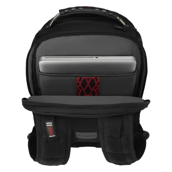 WENGER Ibex Ballistic Deluxe 35.56cm 14Zoll-40.64cm 16Zoll Laptop Backpack Black — image 6