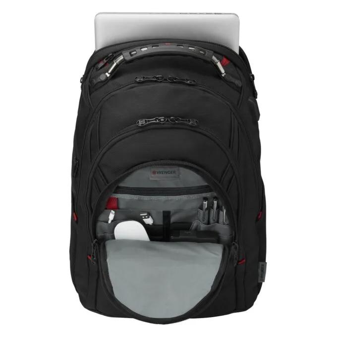 WENGER Ibex Ballistic Deluxe 35.56cm 14Zoll-40.64cm 16Zoll Laptop Backpack Black — image 7
