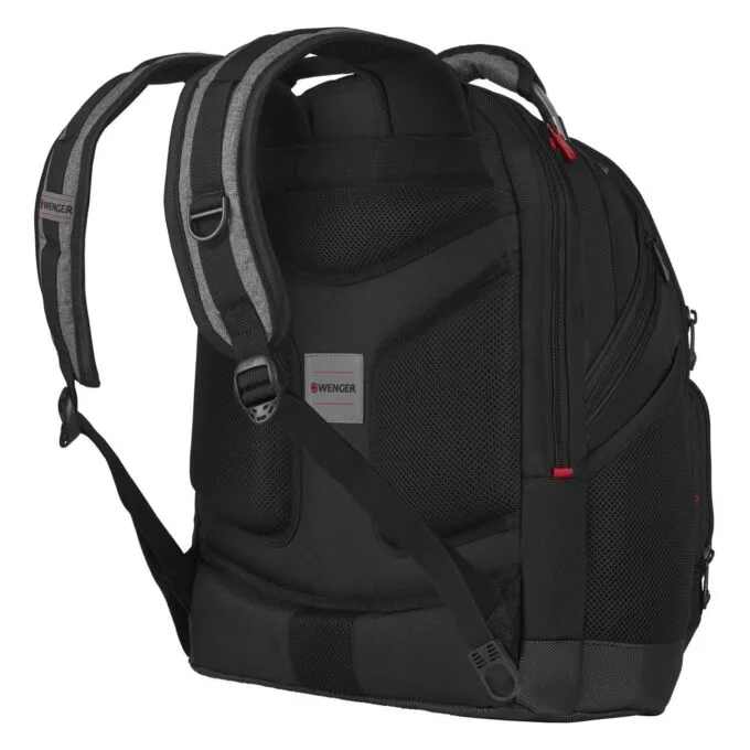 WENGER Ibex Ballistic Deluxe 35.56cm 14Zoll-40.64cm 16Zoll Laptop Backpack Black — image 8