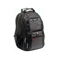 WENGER Pillar Notebook Rucksack fuer 35.8 bis 39.6cm 14.1 bis 15.6Zoll Tablet. Laptop schwarz grau