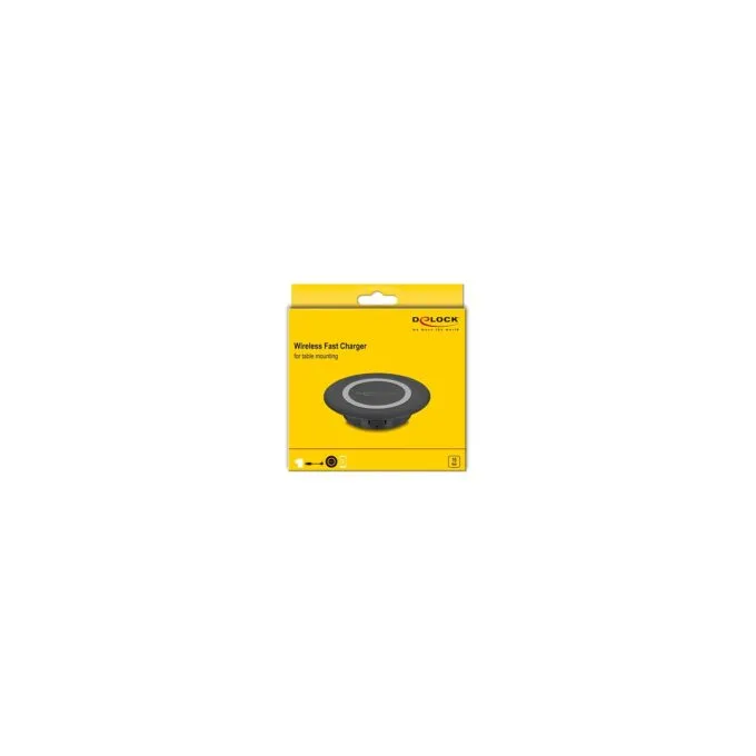 Wireless Charger 15 W für Tischeinbau schwarz — image 4