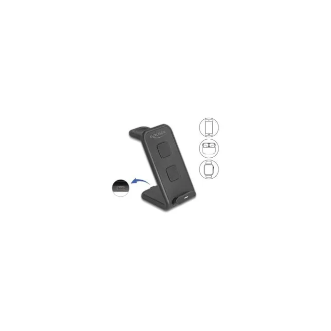 Wireless Charger 3 in 1 mit 2 Ladespulen 5 W 5 W 15 W — image 6