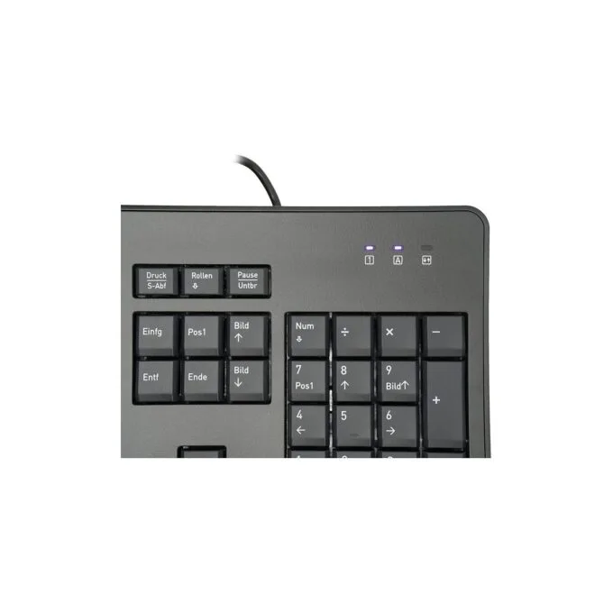 Wortmann TERRA Keyboard 1500 Corded [DE] USB black Copilot QWERTZ. 105 Tasten. kabelgebunden. 1.80m — image 2