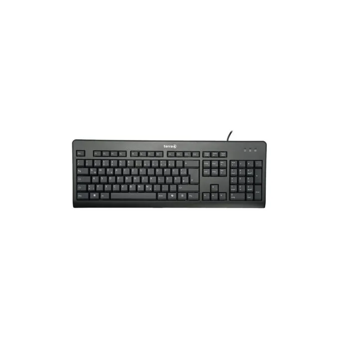 Wortmann TERRA Keyboard 1500 Corded [DE] USB black Copilot QWERTZ. 105 Tasten. kabelgebunden. 1.80m — image 1