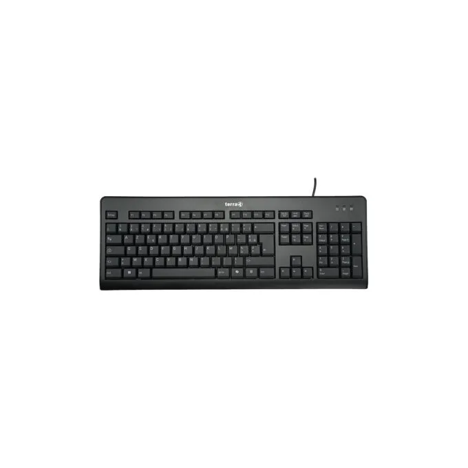 Wortmann TERRA Keyboard 1500 Corded [FR] USB black noir Copilot AZERTY. 105 Tasten. kabelgebunden. 1.80m — image 1