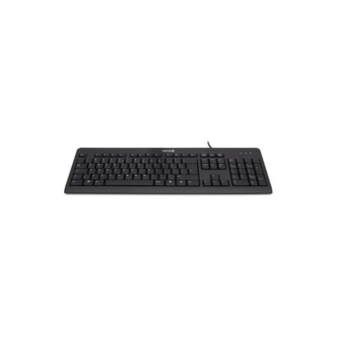 Wortmann TERRA Keyboard 1500 Corded [US EU] USB black Copilot QWERTY. 105 toetsen. met kabel. 1.80m — image 1