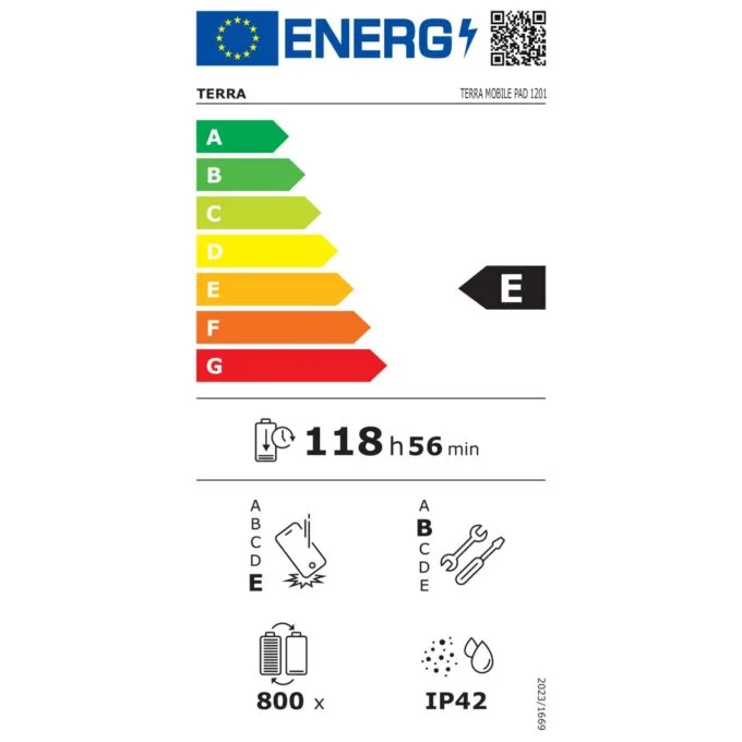 Wortmann TERRA PAD 1201 12.6' 8GB 256G LTE Android 14 — image 6