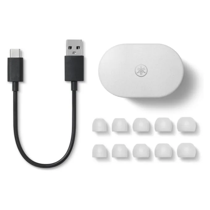 Yamaha TW-E7B Kopfhrer True Wireless Stereo (TWS) im Ohr Anrufe Musik Bluetooth Wei — image 4