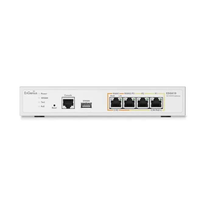 Z EnGenius Cloud Managed SD-WAN Security Gateway with Quad Core 2.2GHz and 4x 2.5G ports• ESG610 — image 2