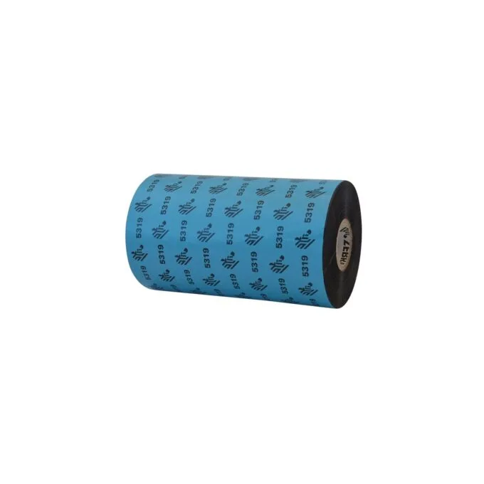 Zebra 5319 Wax - Farbband - 1 x Schwarz - 110 mm x 450 m — image 1