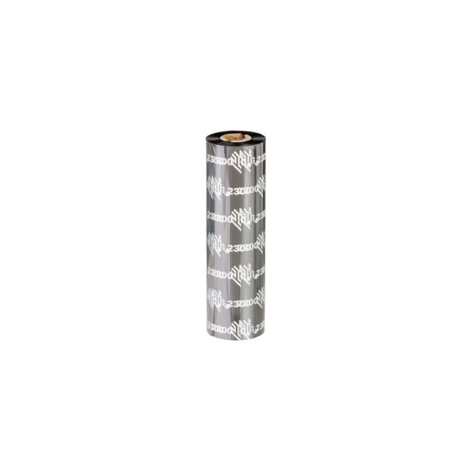 ZEBRA Farbband Wachs 2300 110mmx74m schwarz.Thermotransfer.12erPack — image 1