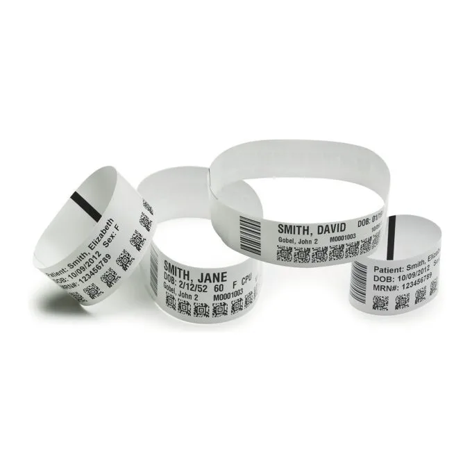 Zebra Wristband Z-Band Ultrasoft Synthetic 175 roll Plain — image 1