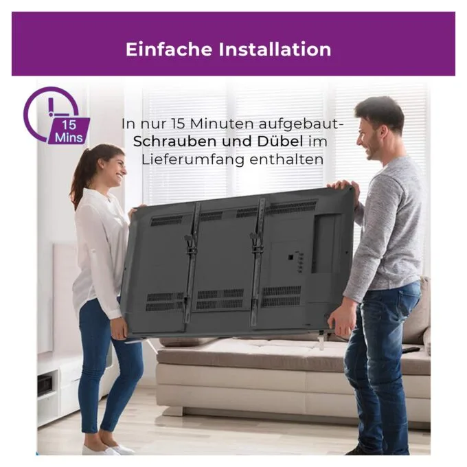 ZUB Ultron Wandhalterung Flatscreen WM200 32-60' Neigung Winkel — image 6
