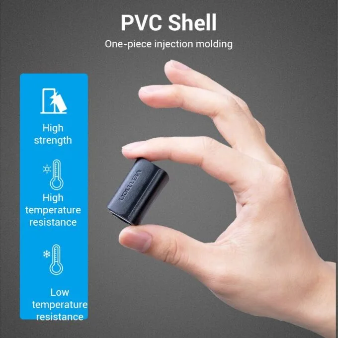 Vention NETWORK Coupler CAT7 FTP Shielded Black IPWB0 — image 7