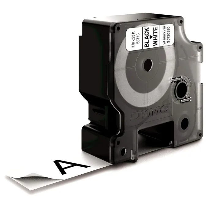 DYMO D1 Standard - Black on White - 24mm label-making tape — image 13