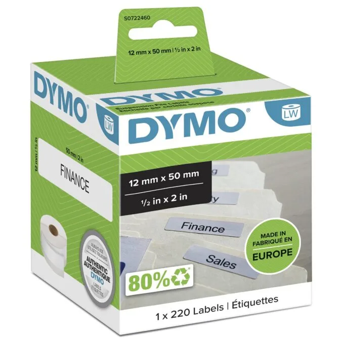 DYMO LW - Multi-Purpose Labels - 12 x 50 mm - S0722460 — image 2