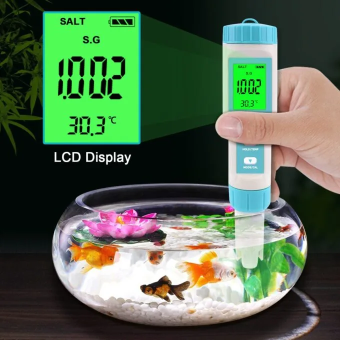 Noyafa Water Quality Tester with 7-in-1 Measurement (pH, TDS, EC, Salinity, S.G., ORP, Temperature), High-Precision Probe, IP67 NF-C600 — image 10