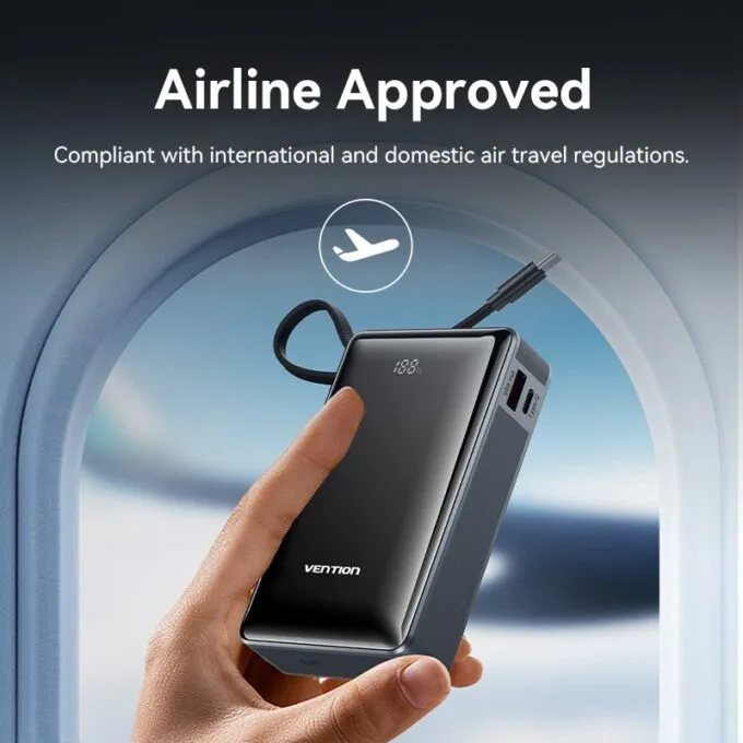 Vention Powerbank 20000mAh 65W+Built-in USBC FKDM0 — image 13