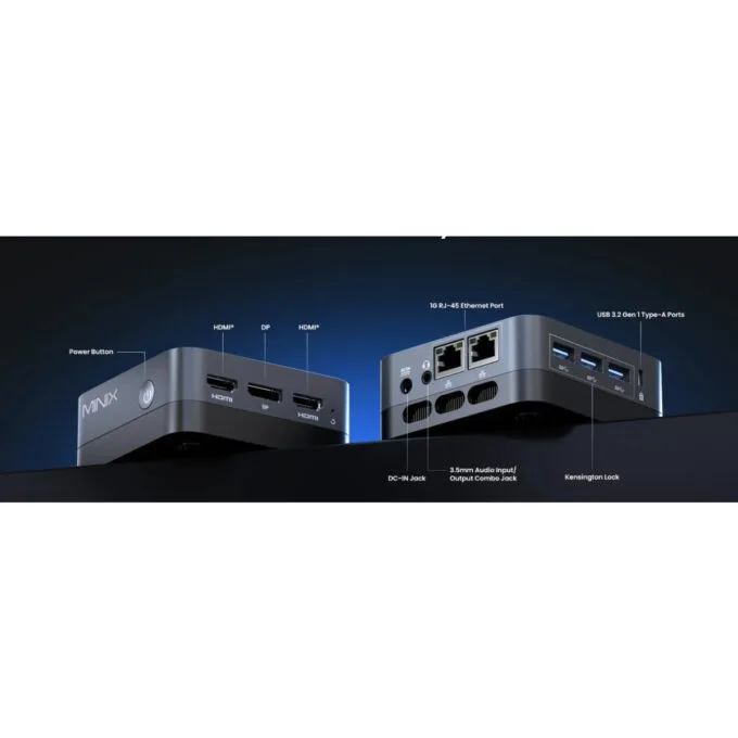 MINIX Mini PC Intel N95 16GB DDR5, 512GB NVMe, Dual LAN, 2x HDMI/DP Win11 Pro Z95 — image 10