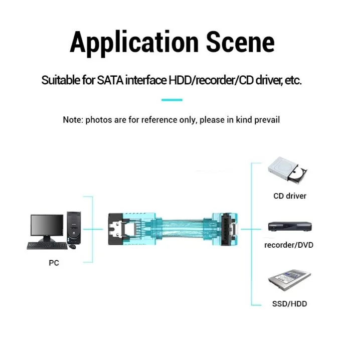 Vention IT Cable SATA 3.0 Cable 0.5M Blue KDDSD — image 6