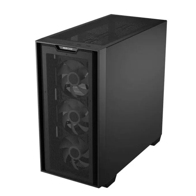 ASUS PC Case Gaming mATX Mesh Front Panel Tempered Glass Side Window 4x Pre-Installed ARGB Fans A21 PLUS Black — image 10