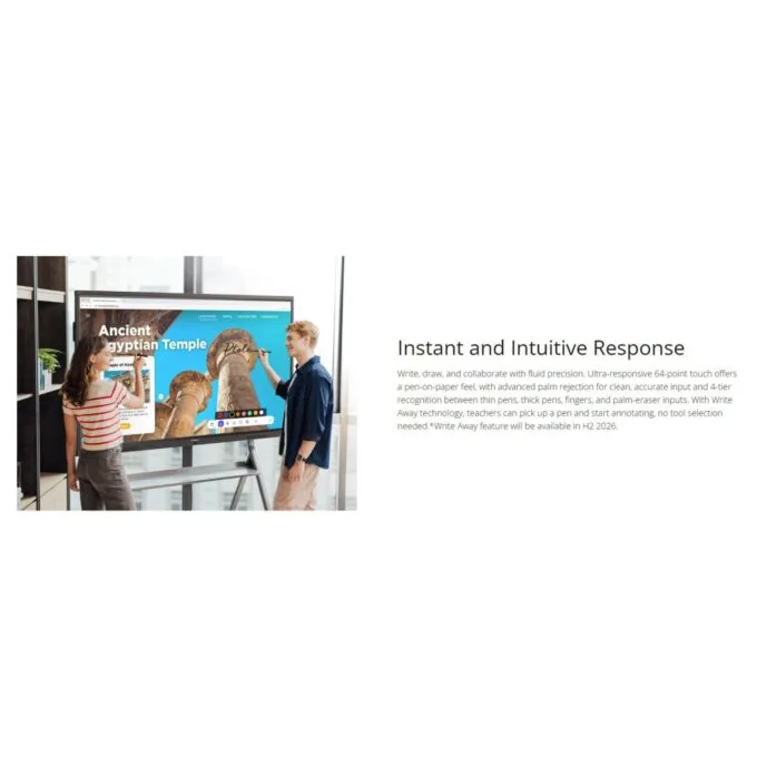 Viewsonic Viewboard Interactive Display Whiteboard 86" 4K Android EDLA 64-Point Touch 2.1 Speakers 8 Mic Array IFP8641-1-1C — image 10