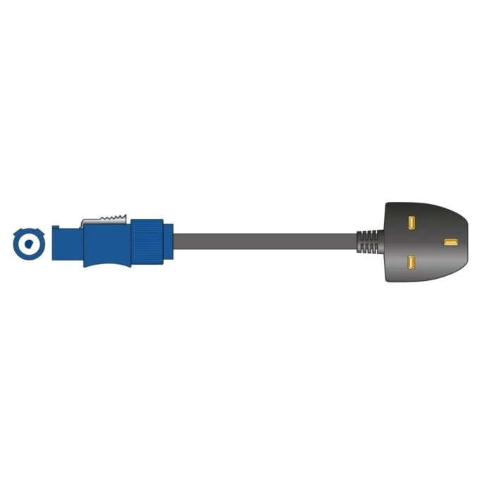 Citronic Twist and Lock to UK Plug Light & Sound Mains Cable 5.0m 114.093UK — image 2