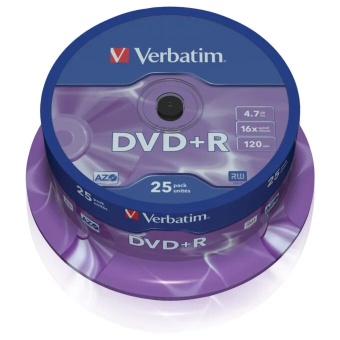 Verbatim DVD+R Matt Silver — image 1