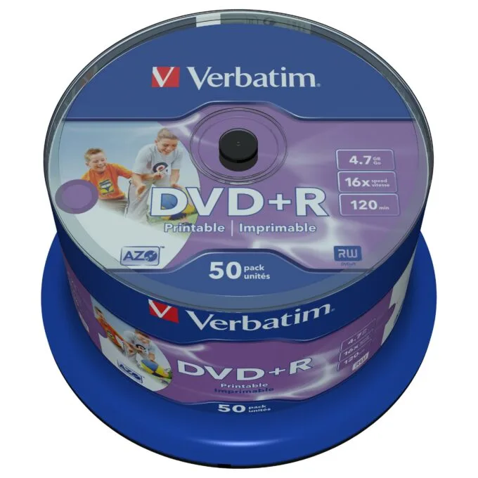 Verbatim DVD+R Wide Inkjet Printable No ID Brand — image 4