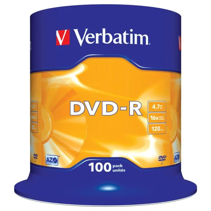 Verbatim DVD-R Matt Silver — image 1