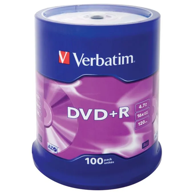 Verbatim DVD+R Matt Silver — image 1