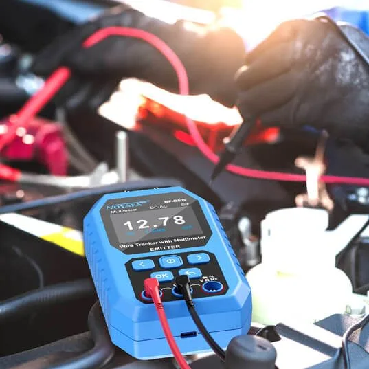 Noyafa Wire Tracker & Digital Multimeter with Cable Length Measurement, PoE Testing, NCV Detection, and LCD Display NF-B509 — image 11