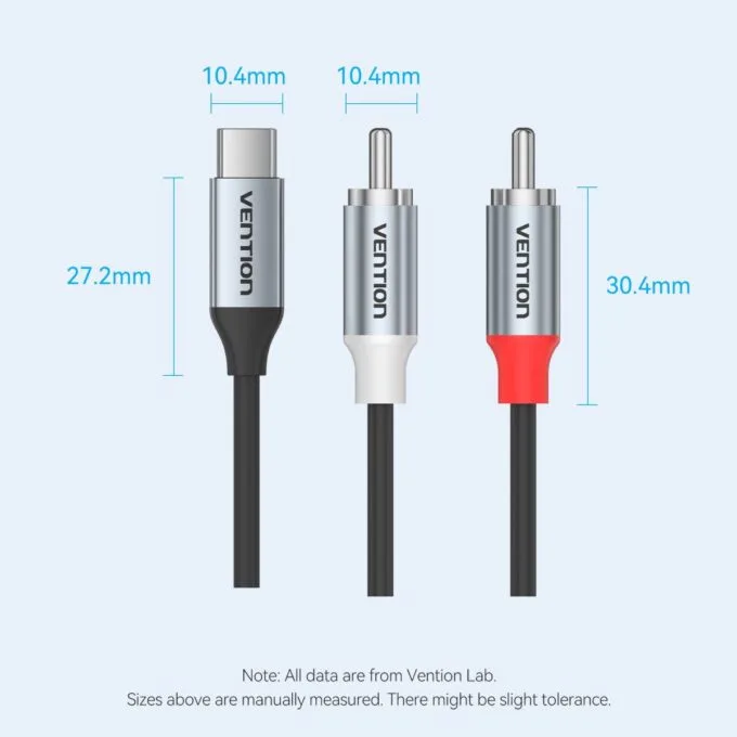 Vention AUDIO CONVERTER USB-C to 2RCA Male Cable 2.0m BIKHH — image 11
