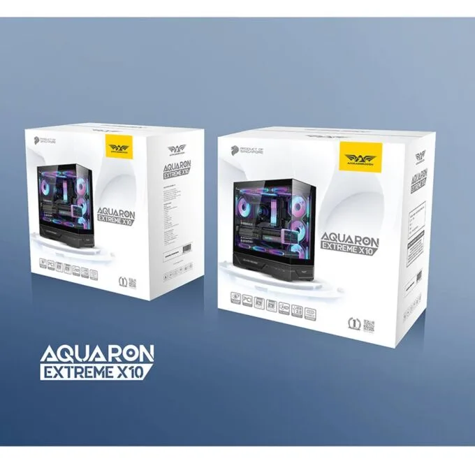 Armaggeddon Gaming Case ATX AQUARON XTREME X10 With 10x ARGB Fans — image 11