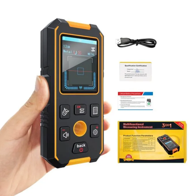 Noyafa Multifunctional Wall Detector / Stud Finder  detect metal, wood, and live wires NF-513S — image 11