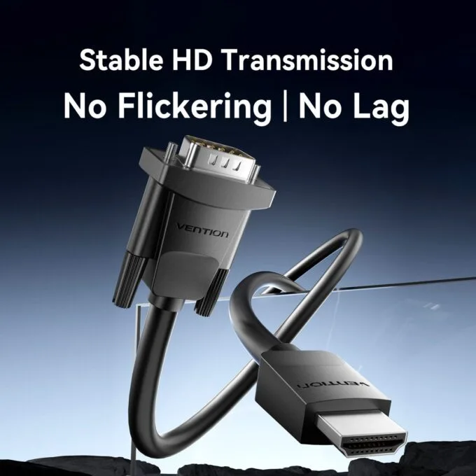 Vention HDMI-A Male to VGA Male Cable 3.0m Black ABMBI — image 12