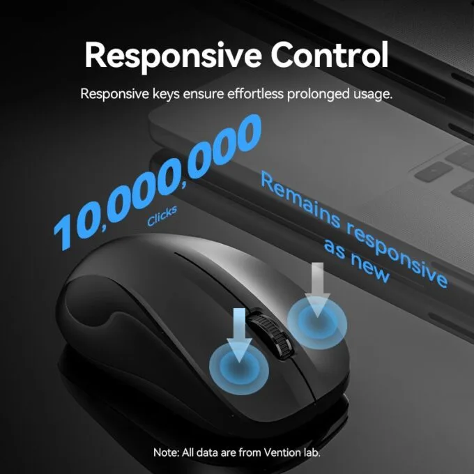 Vention Keyboard and Mouse Combo Wireless Silent Slim Full Size KTZB0-EN — image 16