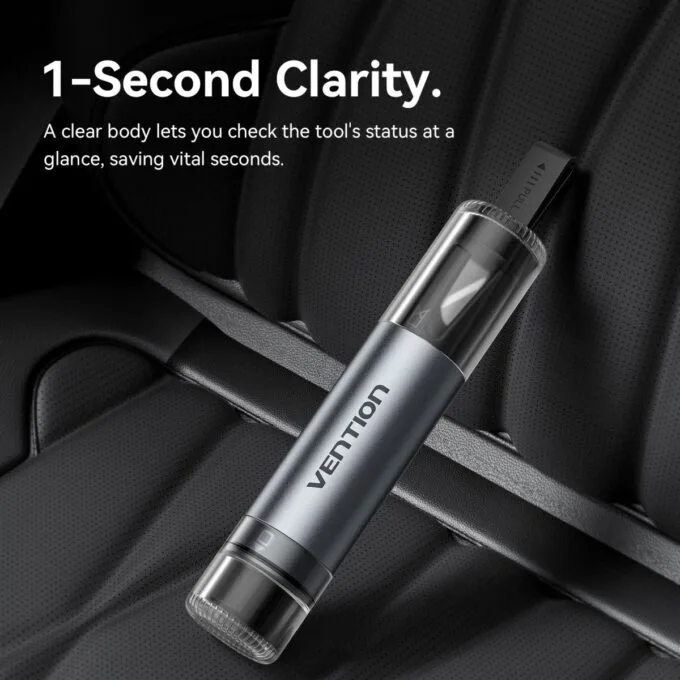 Vention Safety 2-in-1 Car Emergency Tool Glass Breaker + Seatbelt Cutter KRUH0 — image 14
