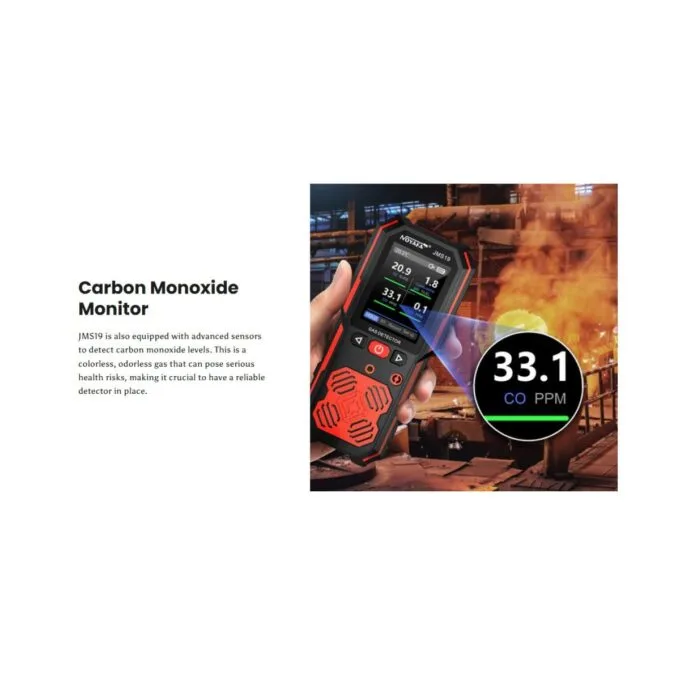 Noyafa Portable Handheld Gas Detector With Leak Detection & Alarm JMS19 — image 12
