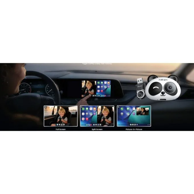 MINIX CAR Wired to Wireless Apple CarPlay & Baby Cam Monitoring CA520 — image 13