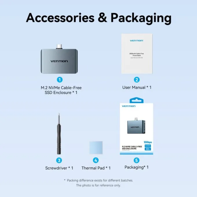 Vention MA Portable Plug & Play Cable-Free NVME Enclosure KPXH0 — image 12