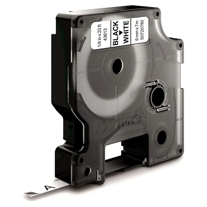 DYMO D1 Standard - Black on White - 6mm label-making tape — image 15