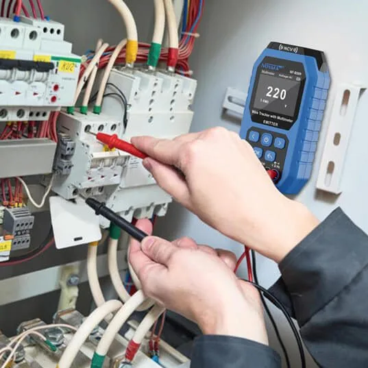 Noyafa Wire Tracker & Digital Multimeter with Cable Length Measurement, PoE Testing, NCV Detection, and LCD Display NF-B509 — image 13