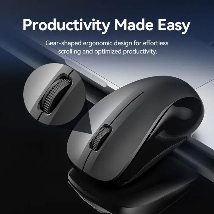 Vention Keyboard and Mouse Combo Wireless Silent Slim Full Size KTZB0-EN — image 17