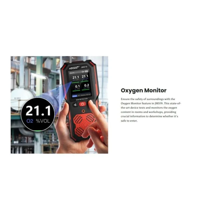 Noyafa Portable Handheld Gas Detector With Leak Detection & Alarm JMS19 — image 13