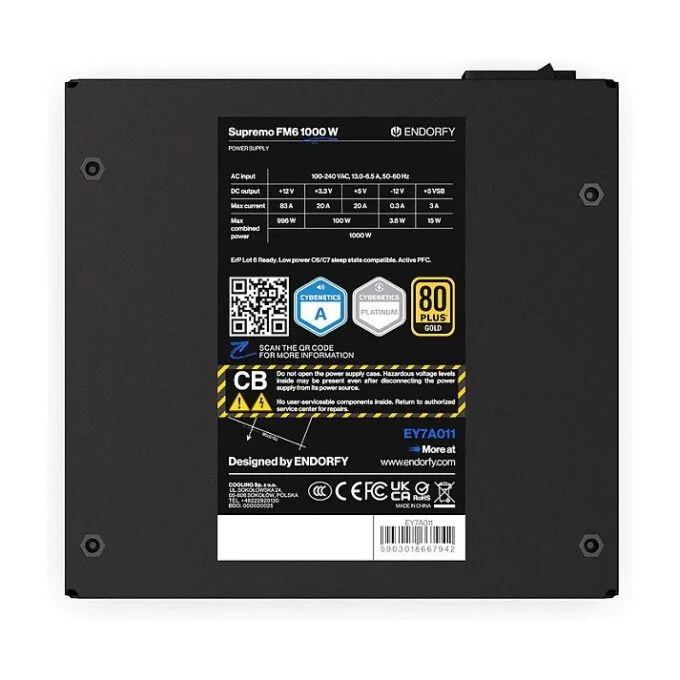 ENDORFY Supremo FM6 1000 W power supply unit — image 8