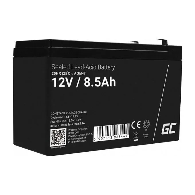 Green Cell AGM47 industrial rechargeable battery — image 1