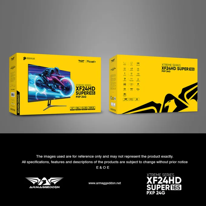 Armaggeddon Gaming Monitor 24'' Slim Frame FHD IPS 165Hz 1ms PXP24G Black — image 15