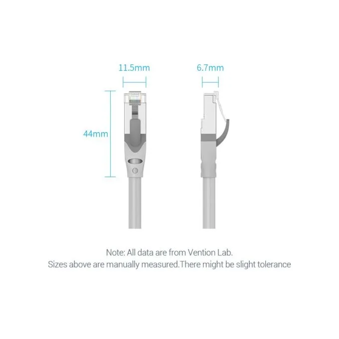 Vention NETWORK Cable CAT6A SFTP 40.0m Grey IBHHV — image 13