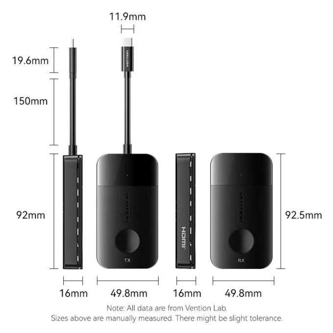 Vention ADOBB 4K USB-C to HDMI Wireless Transmitter-Receiver — image 16